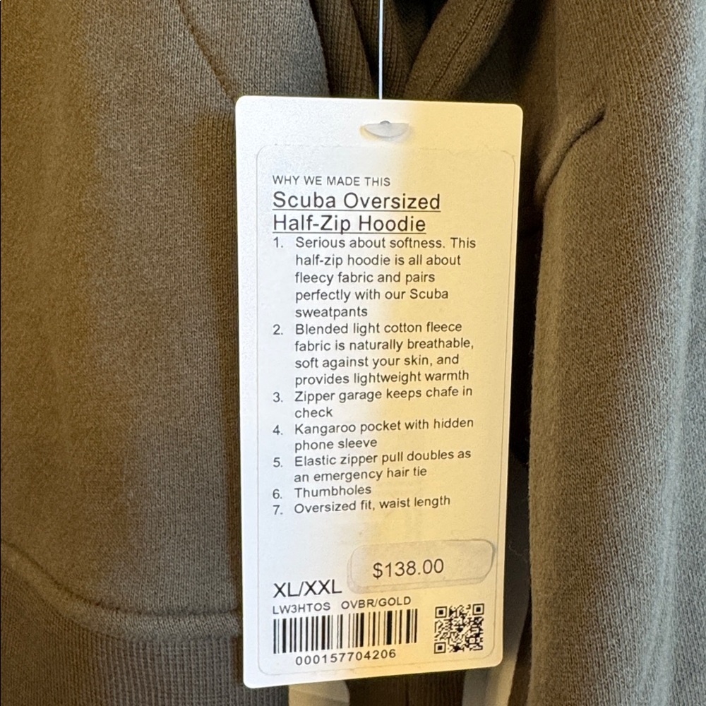 Lululemon Scuba Oversized Half-Zip Hoodie - Picture 3 of 5